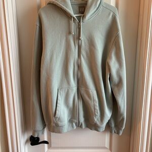 Gap Men’s Icy Blue Zip-Up Hoodie